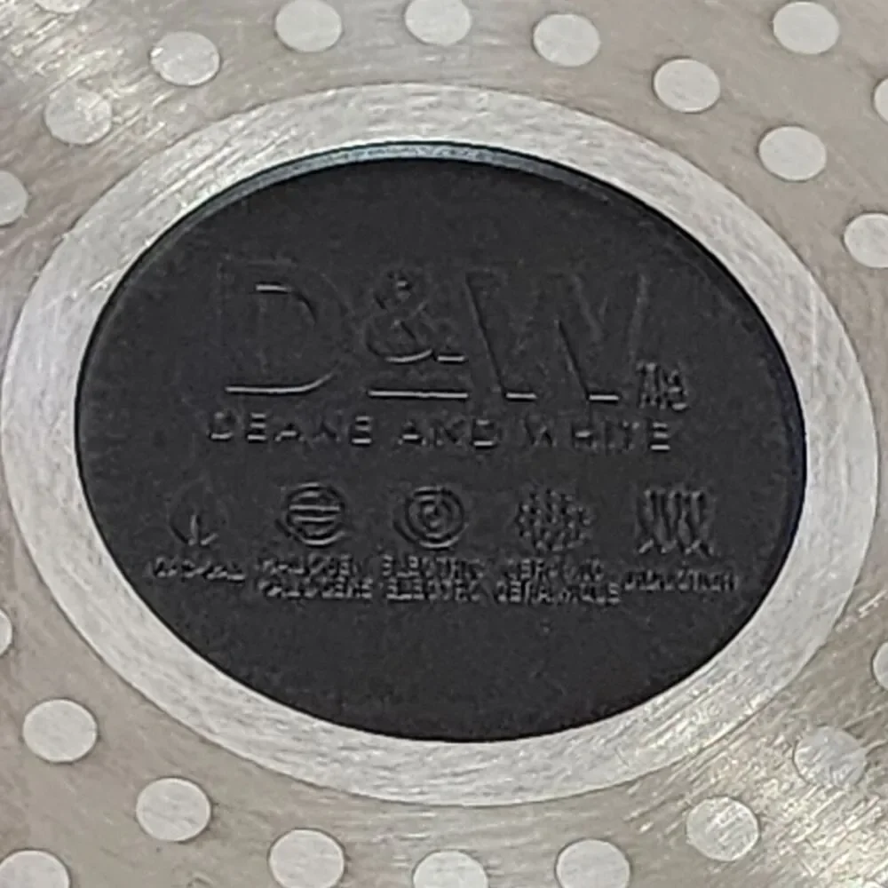 D&W Cookware 9.5in Non Stick Stockpot Casserole‎ Pot With Glass Lid 4.5QT Black
